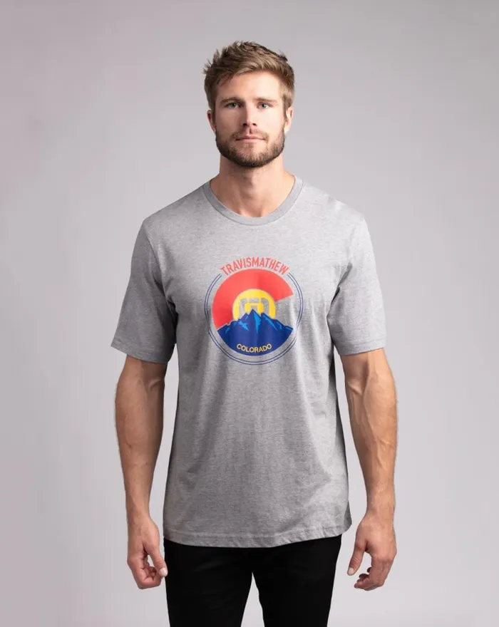 TravisMathew THIN AIR TEE Heather Grey Men Tees