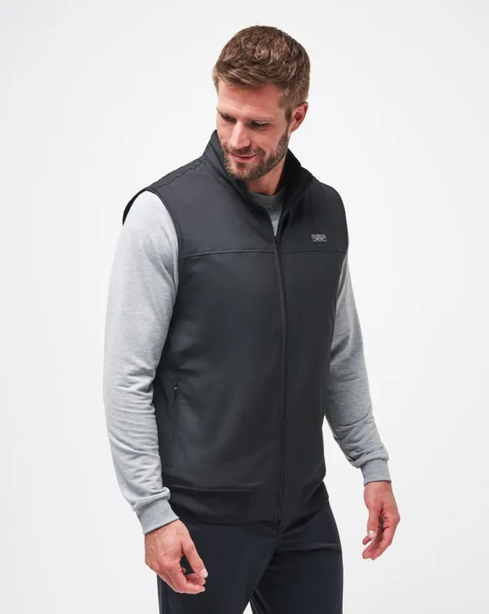 TravisMathew WANDERLUST VEST Black Men Vests TravisMathew WANDERLUST VEST Black Men Vests