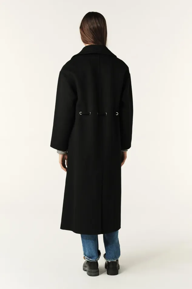 Trenchcoat Kate Black Women Baandsh Jackets and Coats