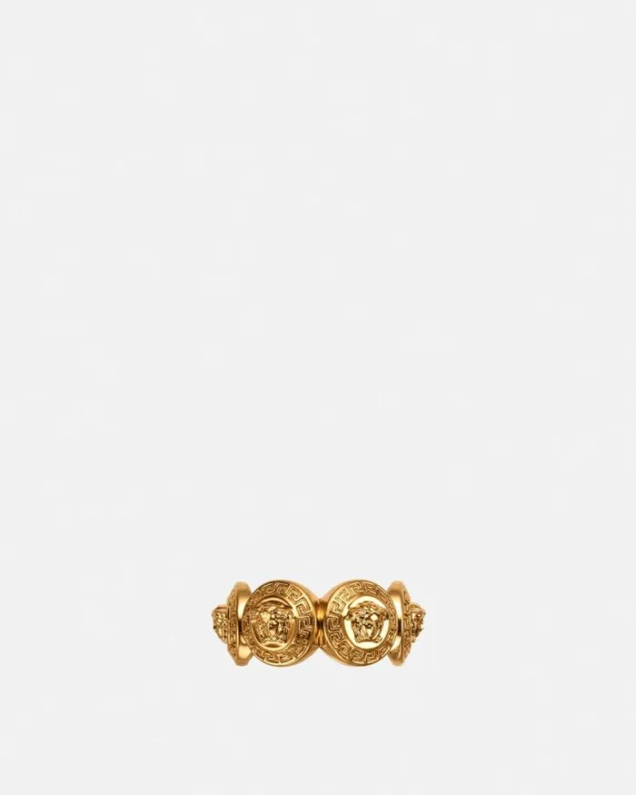 Tribute Medusa Ring Gold WomenMen Versace Rings