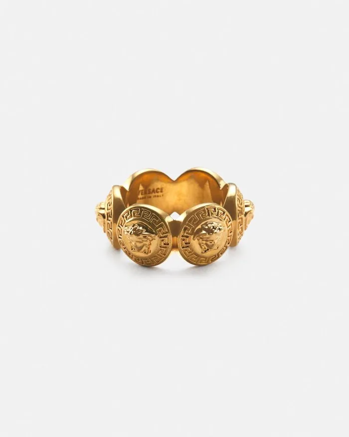 Tribute Medusa Ring Gold WomenMen Versace Rings