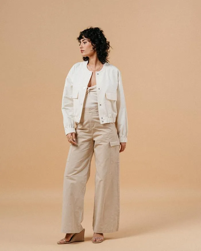 TROUSERS BEIGE MATEO Shop Grace and Mila HighWaisted Trousers