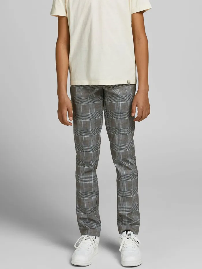 Trousers JACK and JONES Junior BOYS MARCO PHIL CHINOS Grey Beige