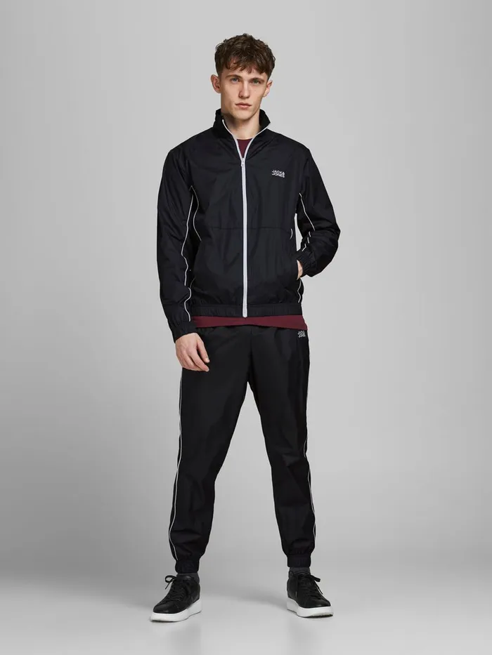 Trousers JACK and JONES Mens 2PIECE TRACKSUIT Black Black