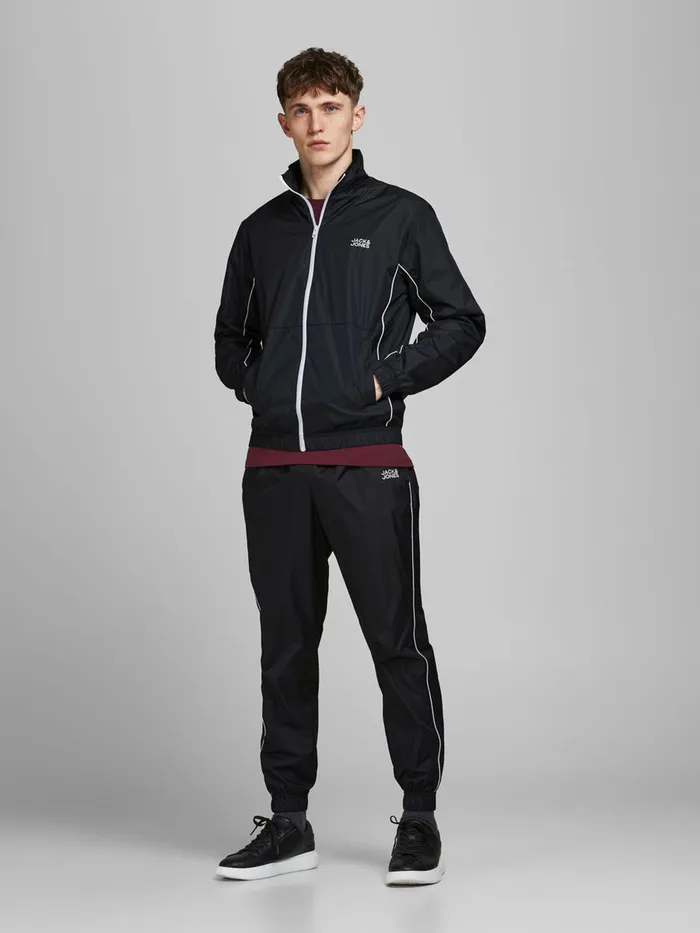 Trousers JACK and JONES Mens 2PIECE TRACKSUIT Black Black