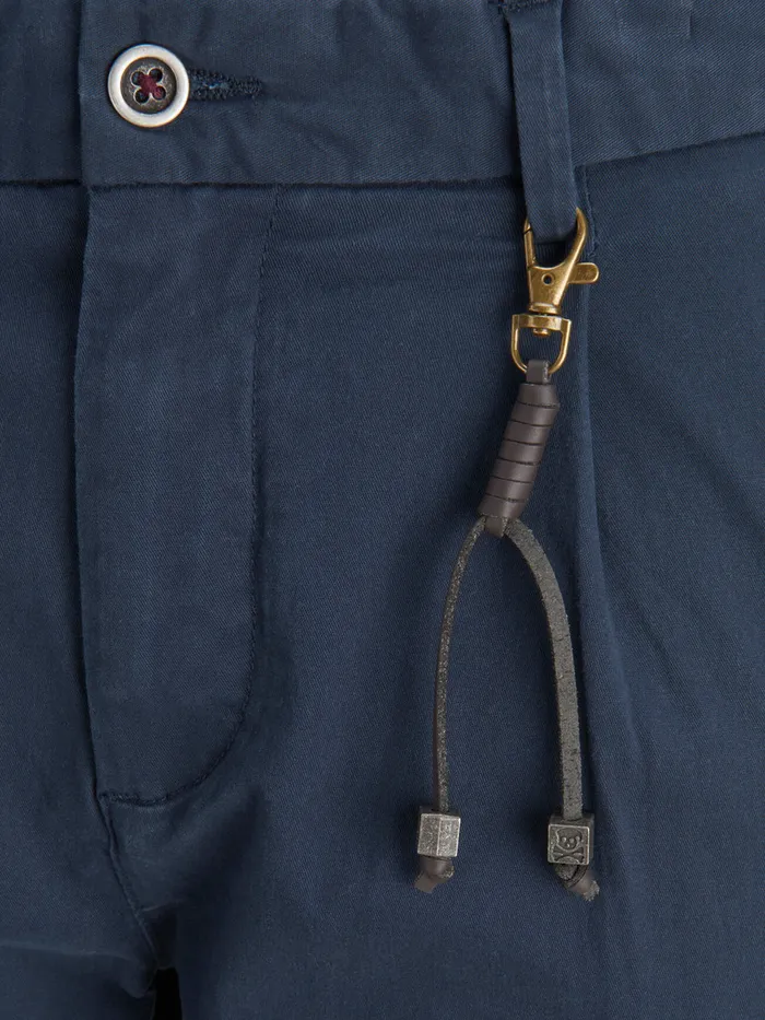 Trousers JACK and JONES Mens ACE MILTON AKM 562 CHINOS Blue Navy Blazer