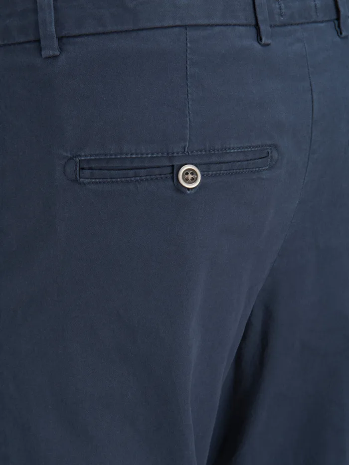 Trousers JACK and JONES Mens ACE MILTON AKM 562 CHINOS Blue Navy Blazer
