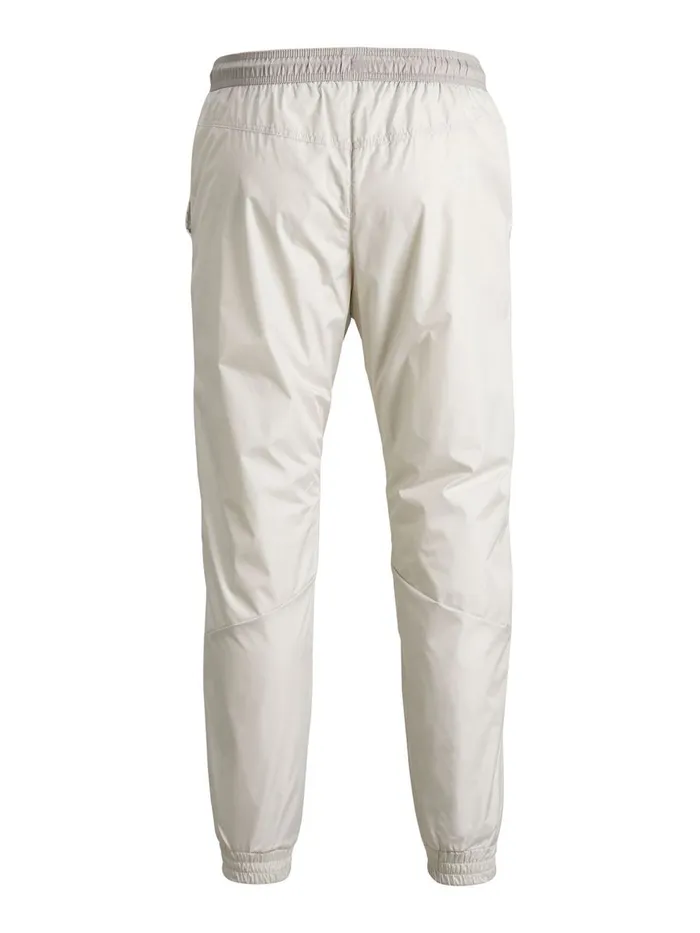 Trousers JACK and JONES Mens ACE RODMAN TRAINING TROUSERS White Glacier Gray