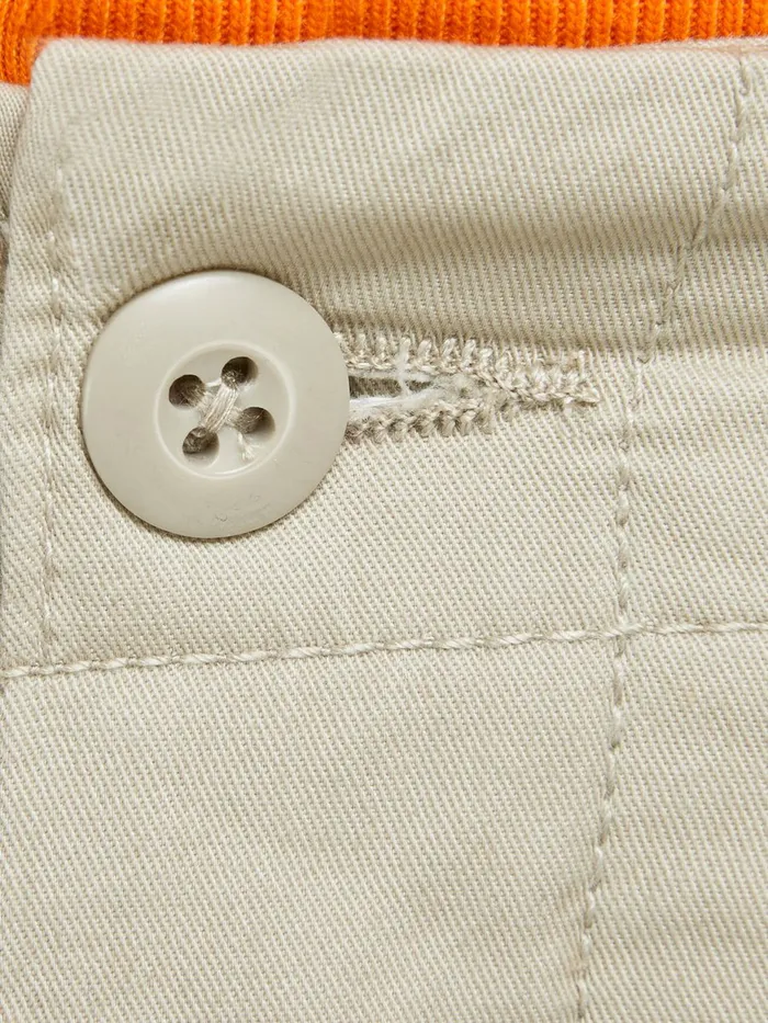Trousers JACK and JONES Mens CHRIS GRAHAM AKM 789 CHINOS Beige White Pepper