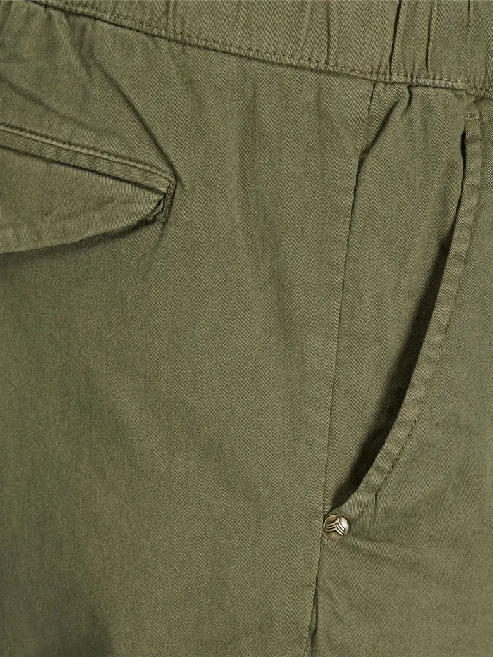 Trousers JACK and JONES Mens CODY ELASTIC AKM OLIVE ITA CARGO TROUSERS Green Olive Night