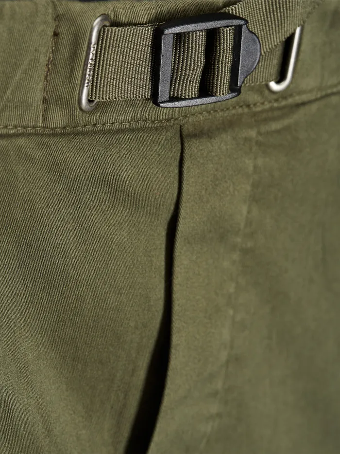 Trousers JACK and JONES Mens CODY ELASTIC AKM OLIVE ITA CARGO TROUSERS Green Olive Night