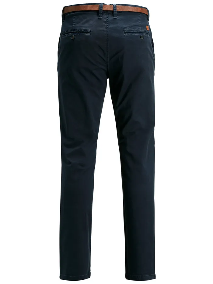Trousers JACK and JONES Mens CODY SPENCER WW CHINOS Blue Navy Blazer
