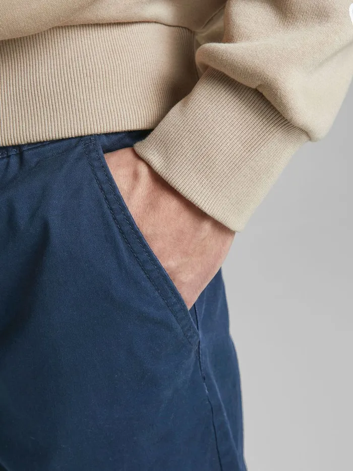 Trousers JACK and JONES Mens GORDON LANE AKM TROUSERS Blue Navy Blazer