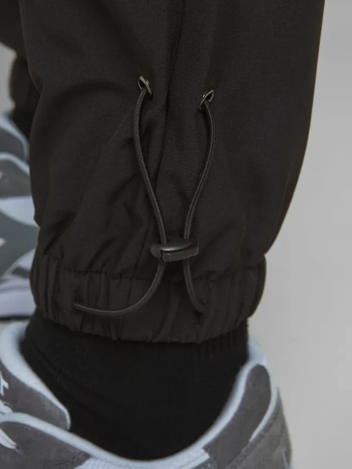Trousers JACK and JONES Mens GORDON TECHNICAL SWEATPANTS Black Black Near Me