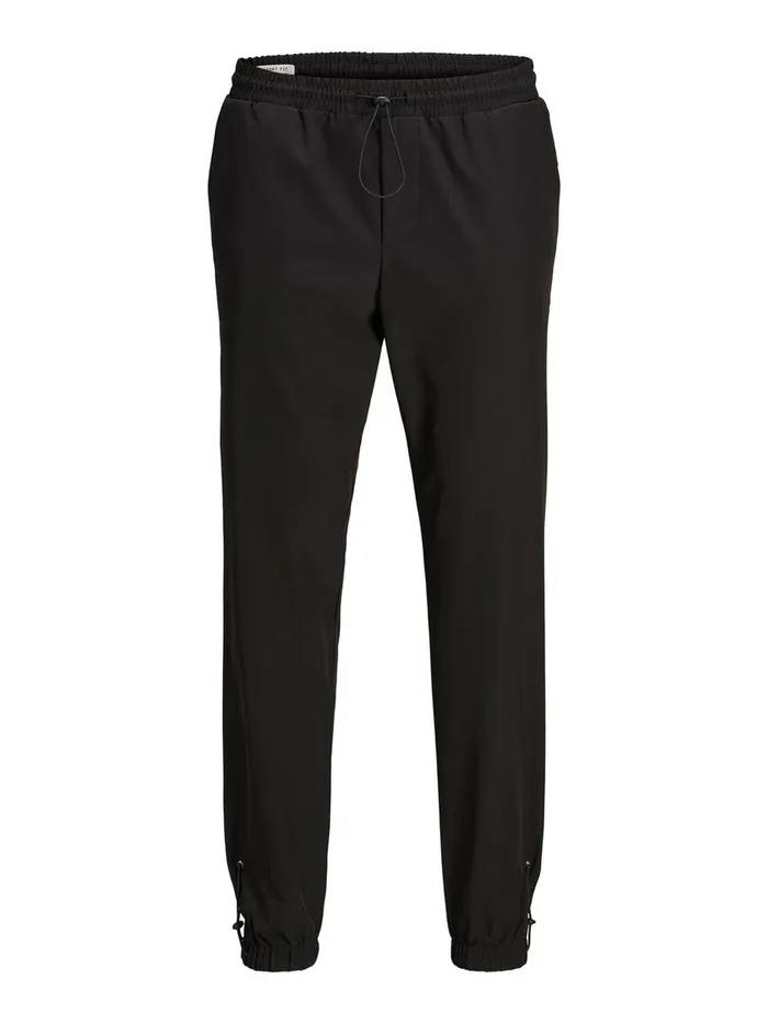 Trousers JACK and JONES Mens GORDON TECHNICAL SWEATPANTS Black Black Near Me