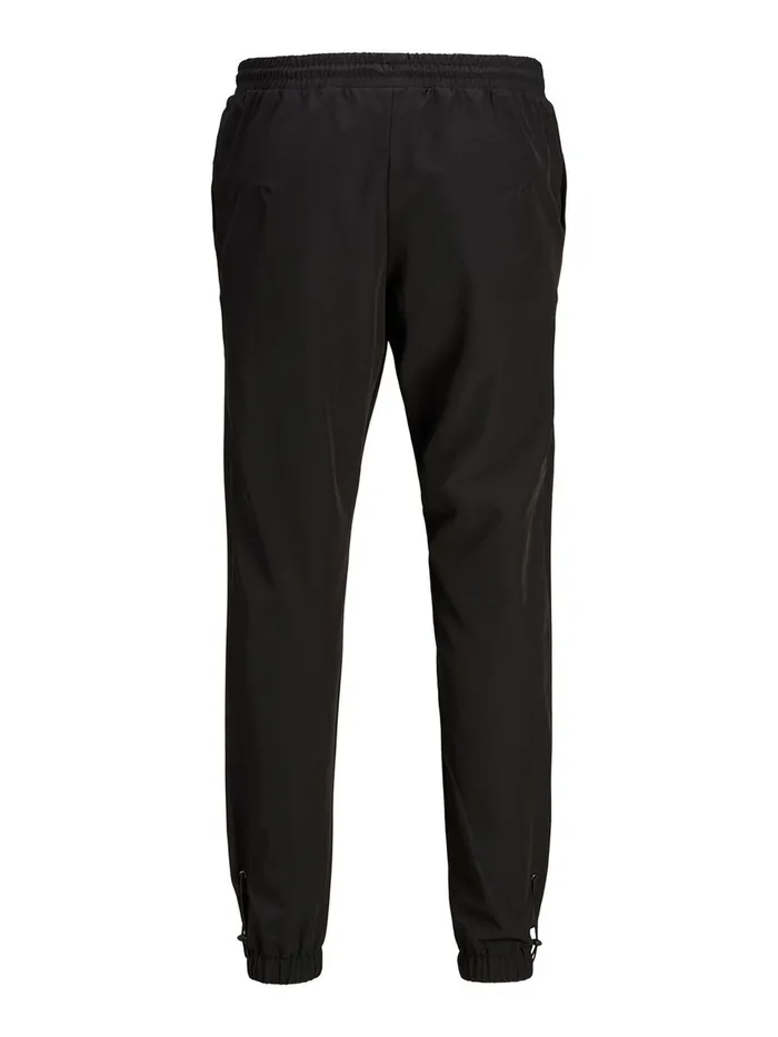 Trousers JACK and JONES Mens GORDON TECHNICAL SWEATPANTS Black Black Near Me
