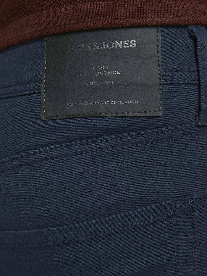 Trousers JACK and JONES Mens LIAM ORIGINAL AKM TROUSERS Blue Navy Blazer