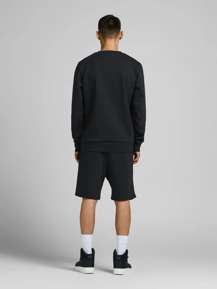 Trousers JACK and JONES Mens LOOPBACK 2PIECE TRACKSUIT Black Tap Shoe