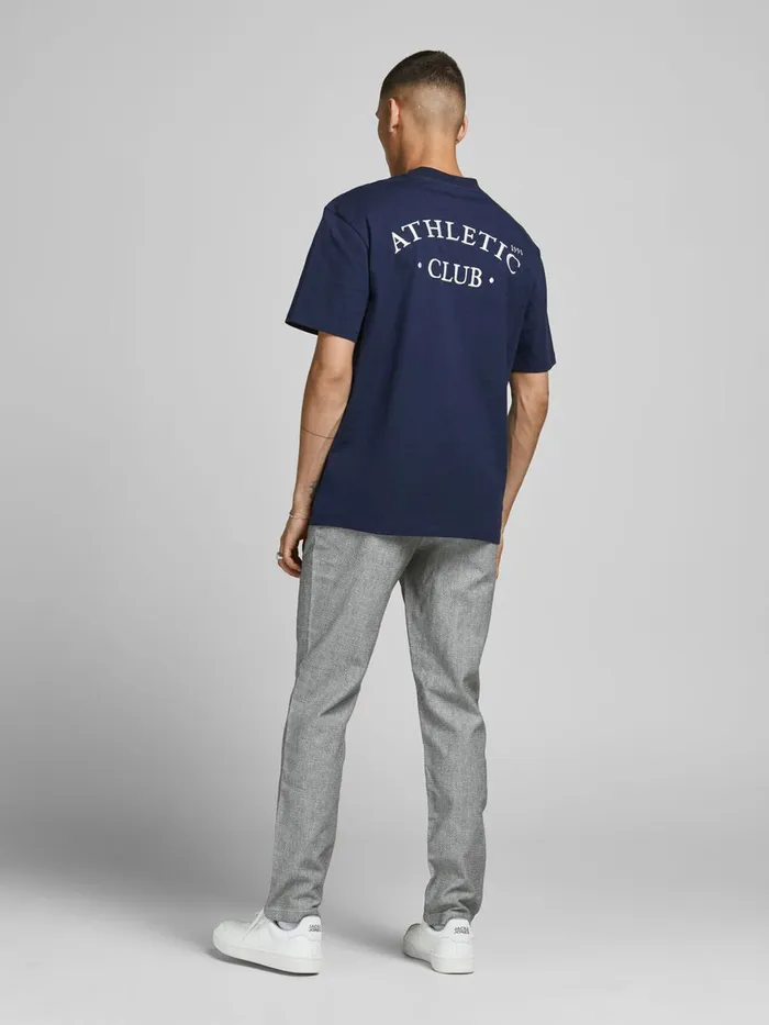 Trousers JACK and JONES Mens MARCO CUBA AKM CHINOS Grey Cashmere Blue