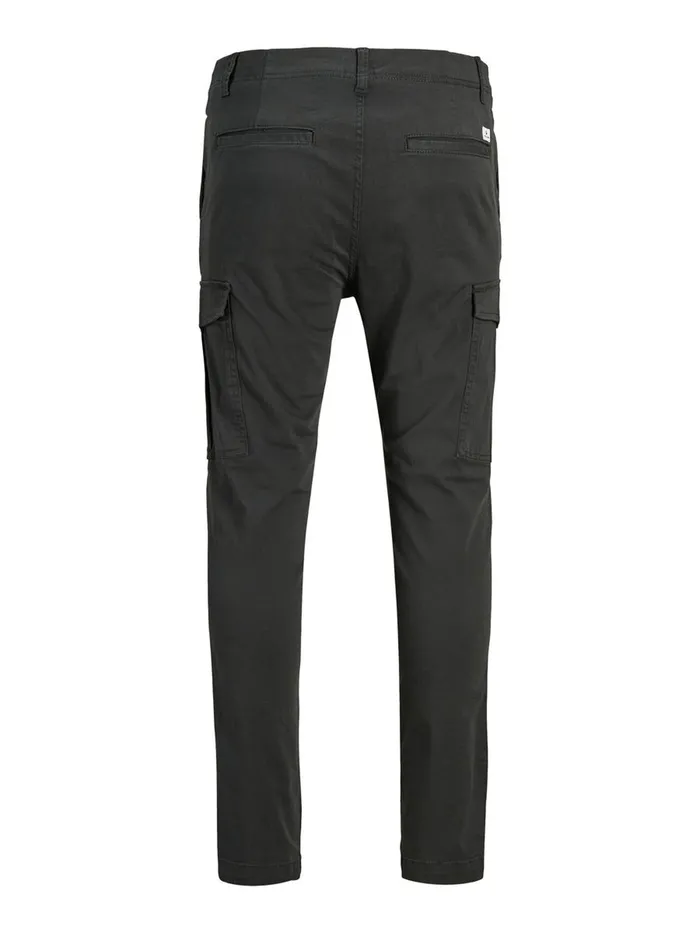 Trousers JACK and JONES Mens MARCO JOE AKM CARGO TROUSERS Black Black