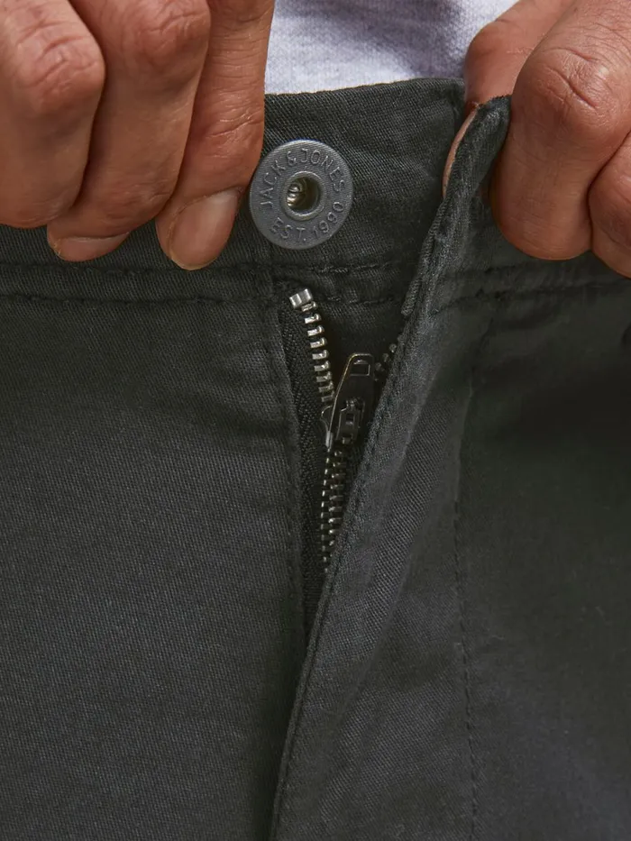 Trousers JACK and JONES Mens MARCO JOE AKM CARGO TROUSERS Black Black