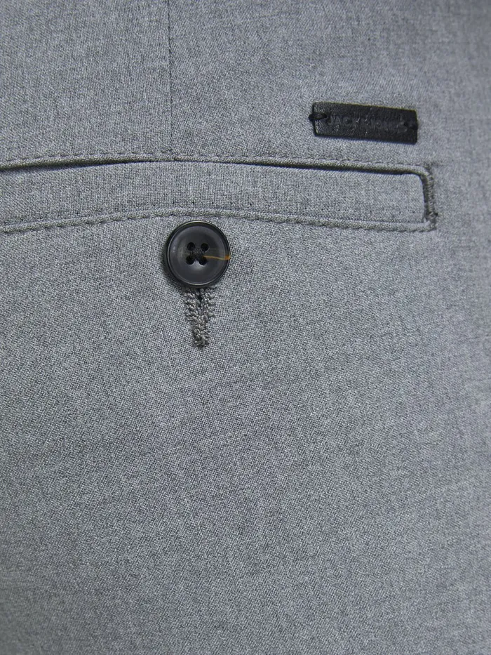 Trousers JACK and JONES Mens MARCO KM 909 CHINOS Grey Grey Melange