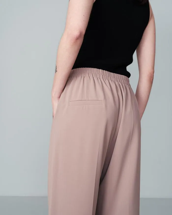 TROUSERS TAUPE NOBLESSE Shop Grace and Mila Flowing Trousers