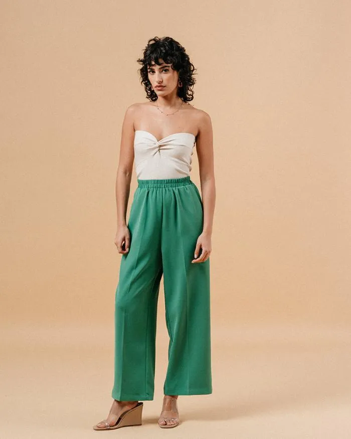 TROUSERS VERT MATCH Shop Grace and Mila HighWaisted Trousers