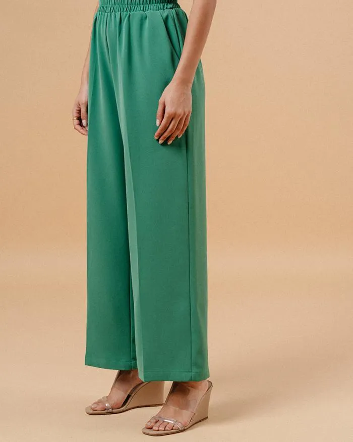 TROUSERS VERT MATCH Shop Grace and Mila HighWaisted Trousers