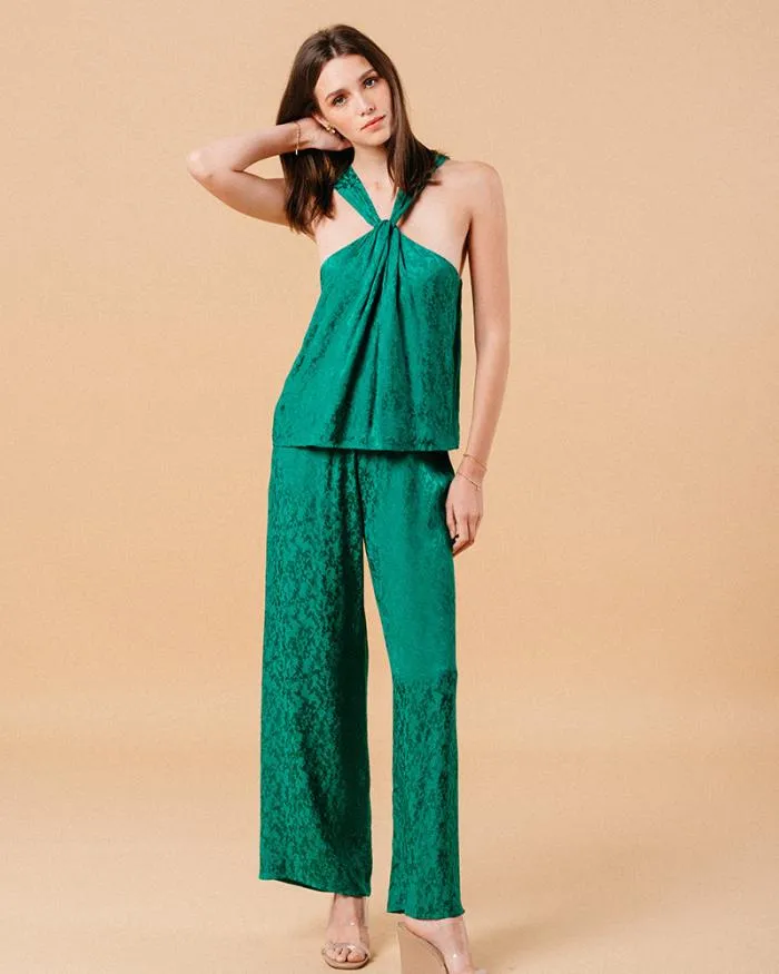 TROUSERS VERT MONCEAU Shop Grace and Mila HighWaisted Trousers