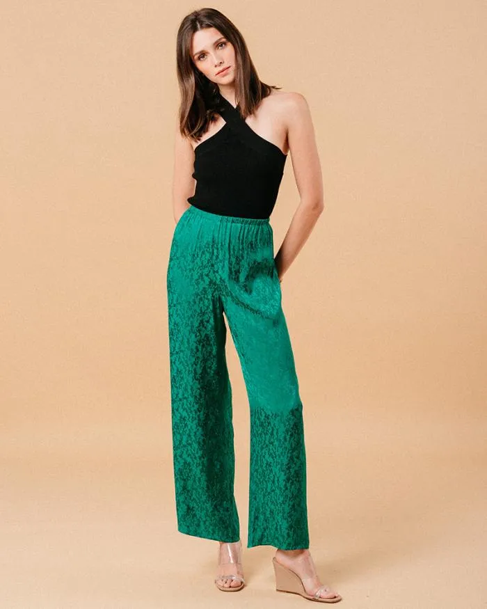 TROUSERS VERT MONCEAU Shop Grace and Mila HighWaisted Trousers