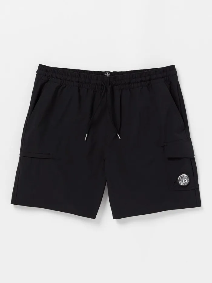 Truly Liberator Trunks 8211 Black Mens Volcom Boardshorts and Trunks