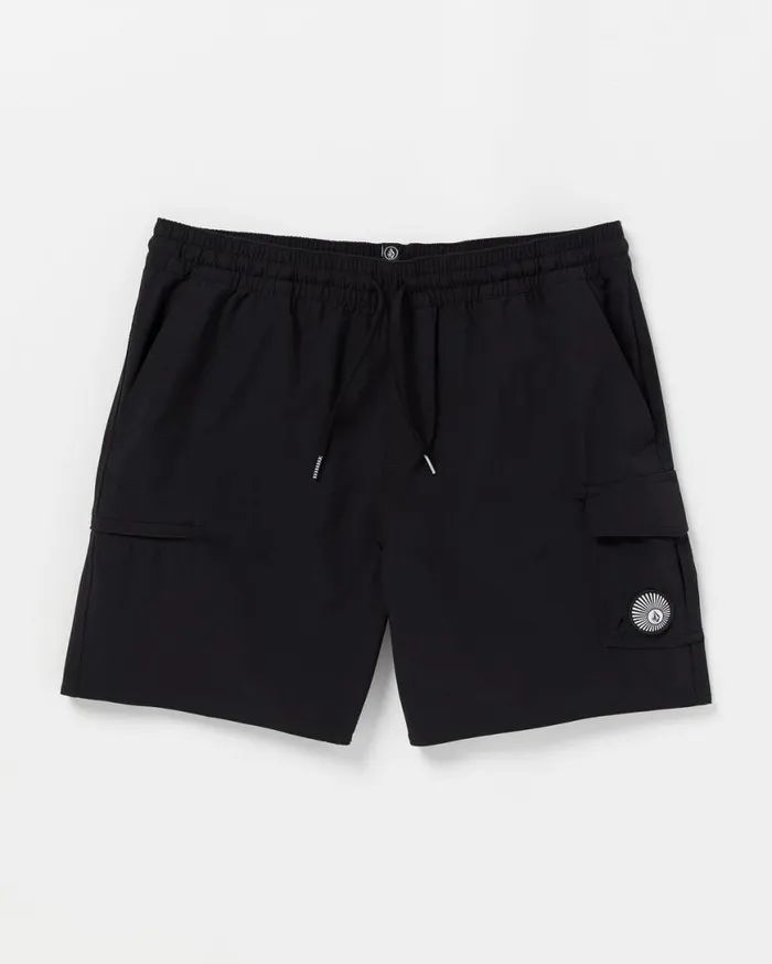 Truly Liberator Trunks 8211 Black Mens Volcom Boardshorts and Trunks