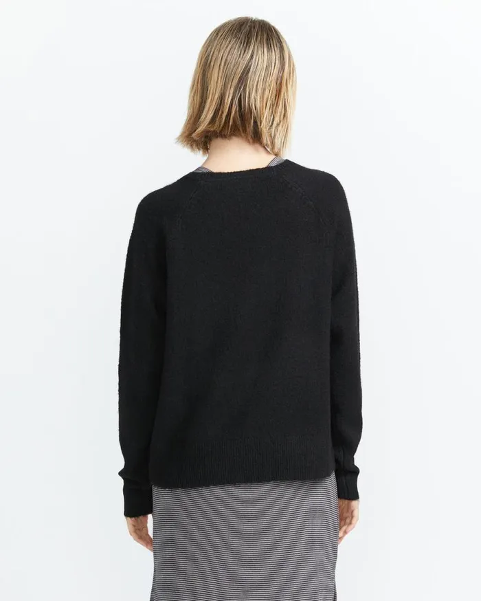 Twinkle Teas Sweater 8211 Black Womens Volcom Sweaters and Cardigans