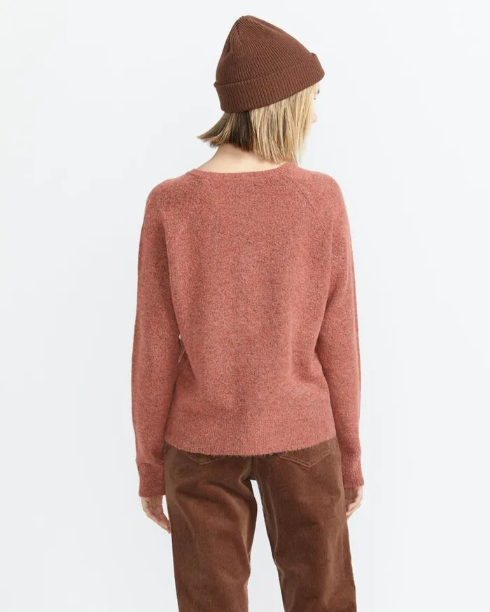 Twinkle Teas Sweater 8211 Rust Womens Volcom Sweaters and Cardigans