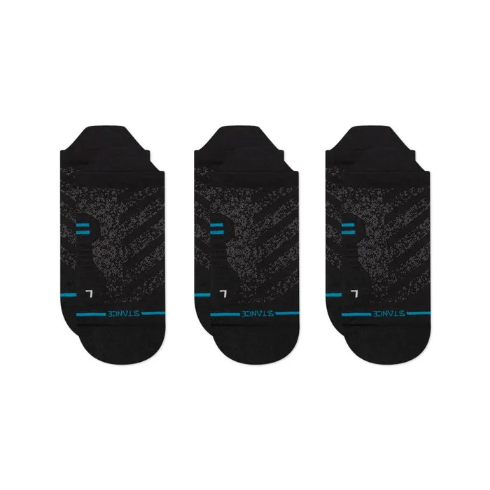 Ultralight Performance Tab Socks 3 Pack Run Ultralight 23 8211 Black MenWomen Stance Tab
