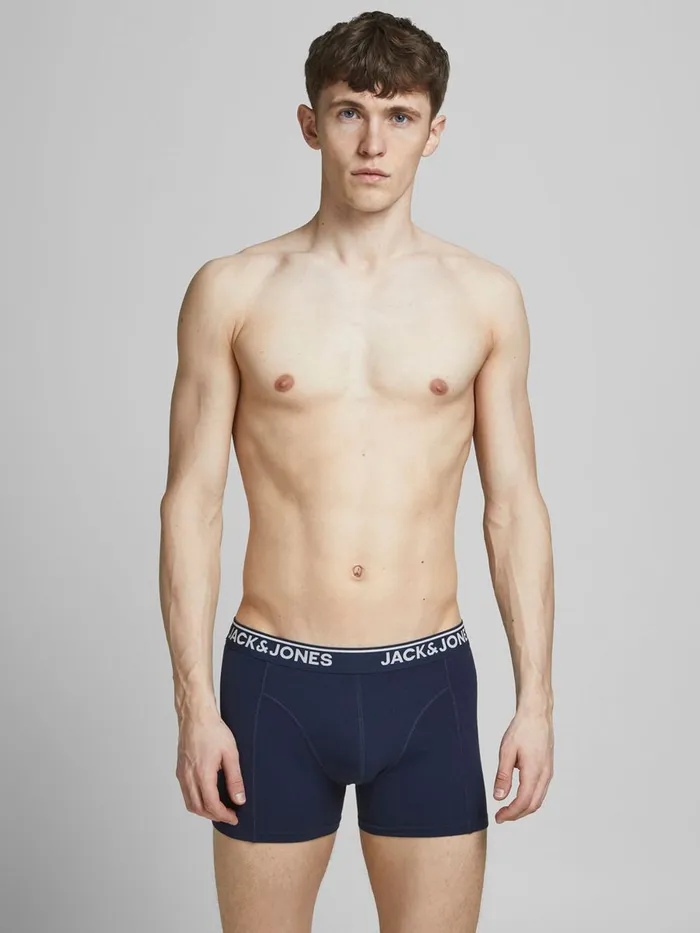 Underwear JACK and JONES Mens 5PACK TRUNKS Orange Black Online