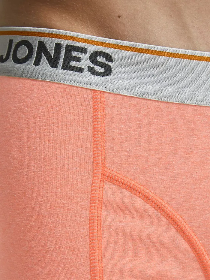 Underwear JACK and JONES Mens 5PACK TRUNKS Orange Black Online