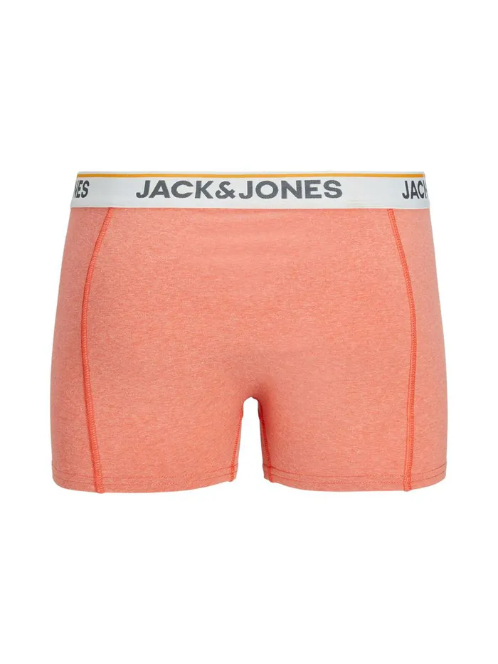 Underwear JACK and JONES Mens 5PACK TRUNKS Orange Black Online