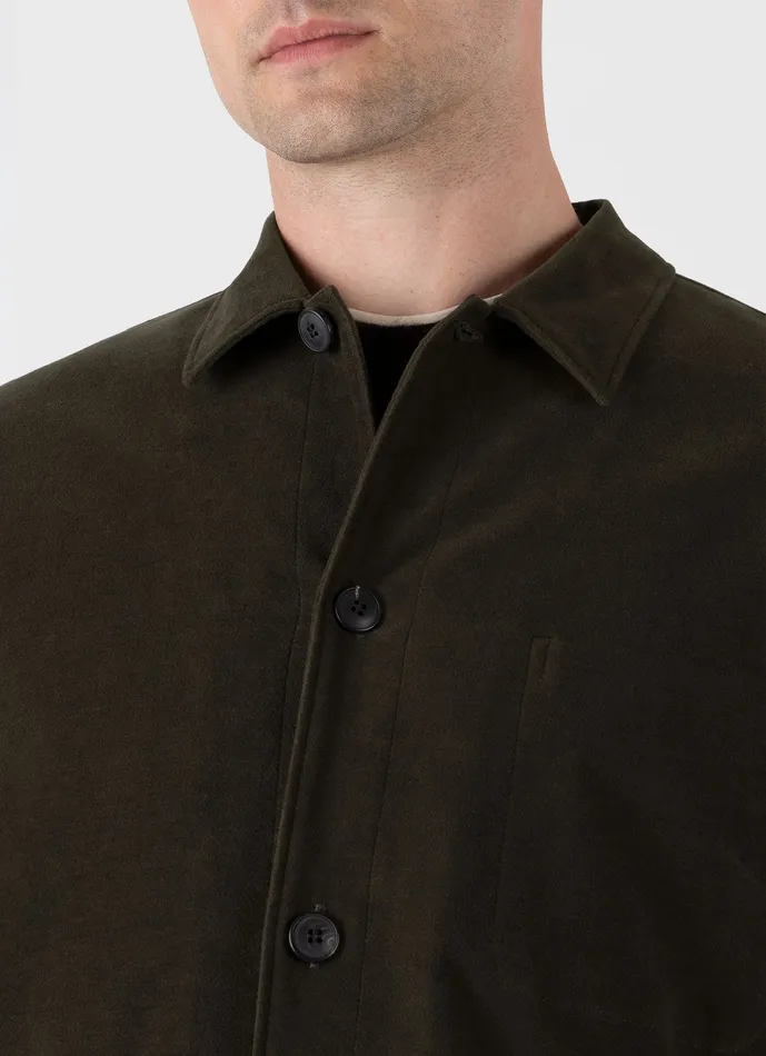 ussunspel Moleskin Twin Pocket Jacket Peat Men Jackets and Coats ussunspel Moleskin Twin Pocket Jacket Peat Men Jackets and Coats