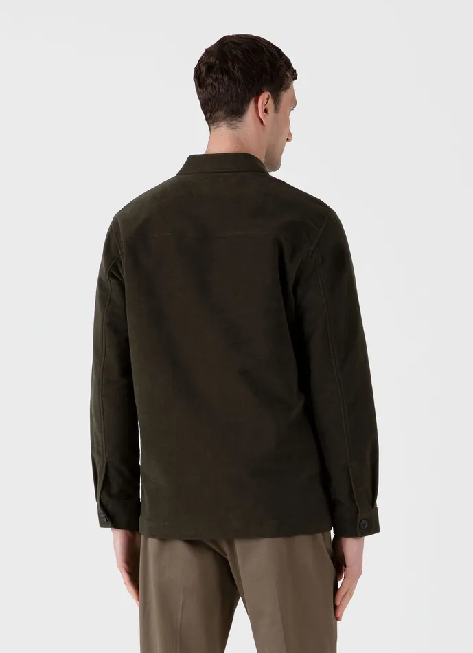 ussunspel Moleskin Twin Pocket Jacket Peat Men Jackets and Coats ussunspel Moleskin Twin Pocket Jacket Peat Men Jackets and Coats