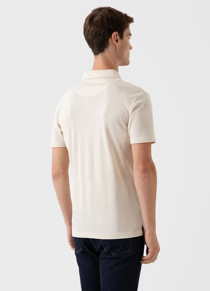 ussunspel Polo Shirts Men Riviera Polo Shirt Undyed ussunspel Polo Shirts Men Riviera Polo Shirt Undyed