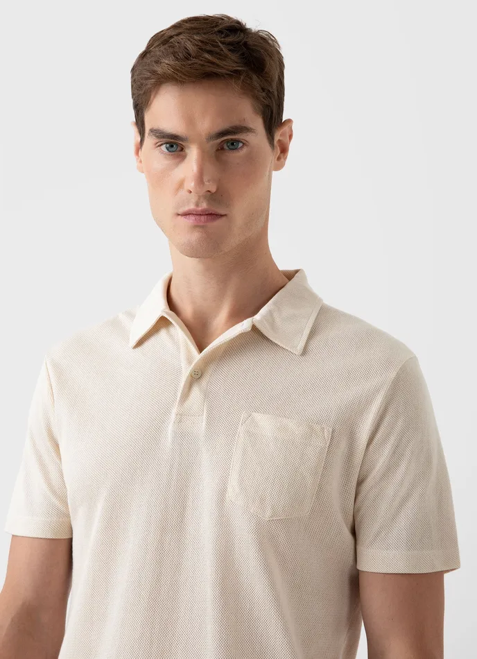 ussunspel Polo Shirts Men Riviera Polo Shirt Undyed ussunspel Polo Shirts Men Riviera Polo Shirt Undyed