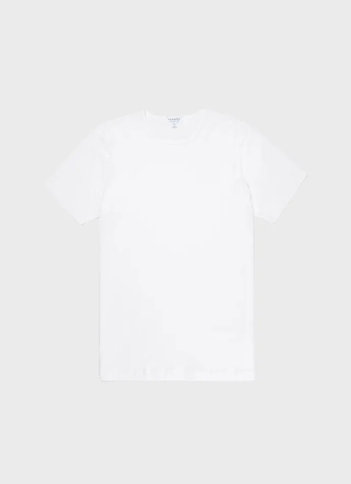 ussunspel Superfine Cotton Underwear Tshirt White Men Underwear Tops