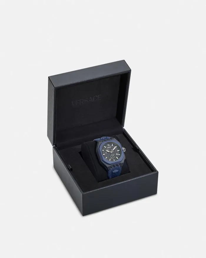 VLegend Chrono Watch Blackblue Men Versace Watches