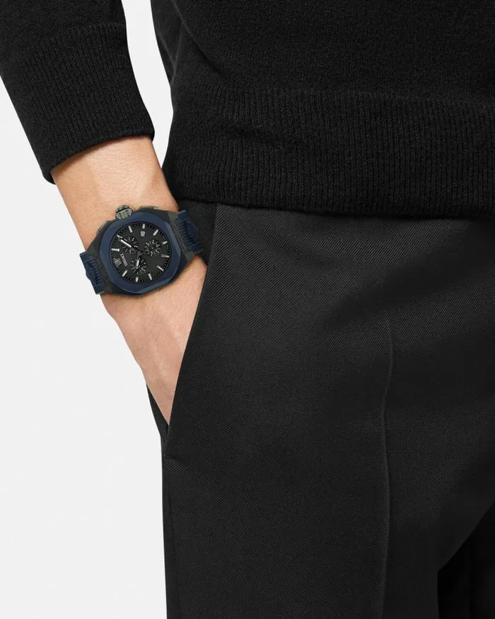 VLegend Chrono Watch Blackblue Men Versace Watches