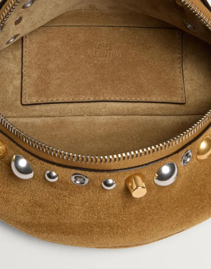 Valentino Belt Bags Man Valentino Garavani Nellcte Suede Belt Bag For Man In Havana Beige Havana Beige Valentino Belt Bags Man Valentino Garavani Nellcte Suede Belt Bag For Man In Havana Beige Havana Beige