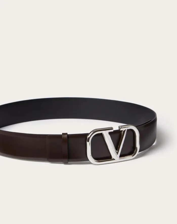 Valentino Belts Man Vlogo Signature Calfskin Belt 40 Mm For Man In Black Black Valentino Belts Man Vlogo Signature Calfskin Belt 40 Mm For Man In Black Black