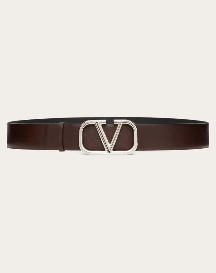 Valentino Belts Man Vlogo Signature Calfskin Belt 40 Mm For Man In Black Black Valentino Belts Man Vlogo Signature Calfskin Belt 40 Mm For Man In Black Black