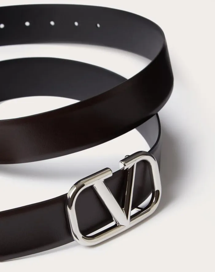 Valentino Belts Man Vlogo Signature Calfskin Belt 40 Mm For Man In Black Black Valentino Belts Man Vlogo Signature Calfskin Belt 40 Mm For Man In Black Black